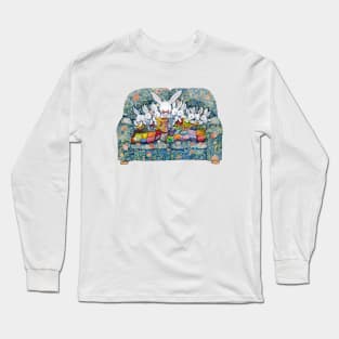 bunny bed time Long Sleeve T-Shirt